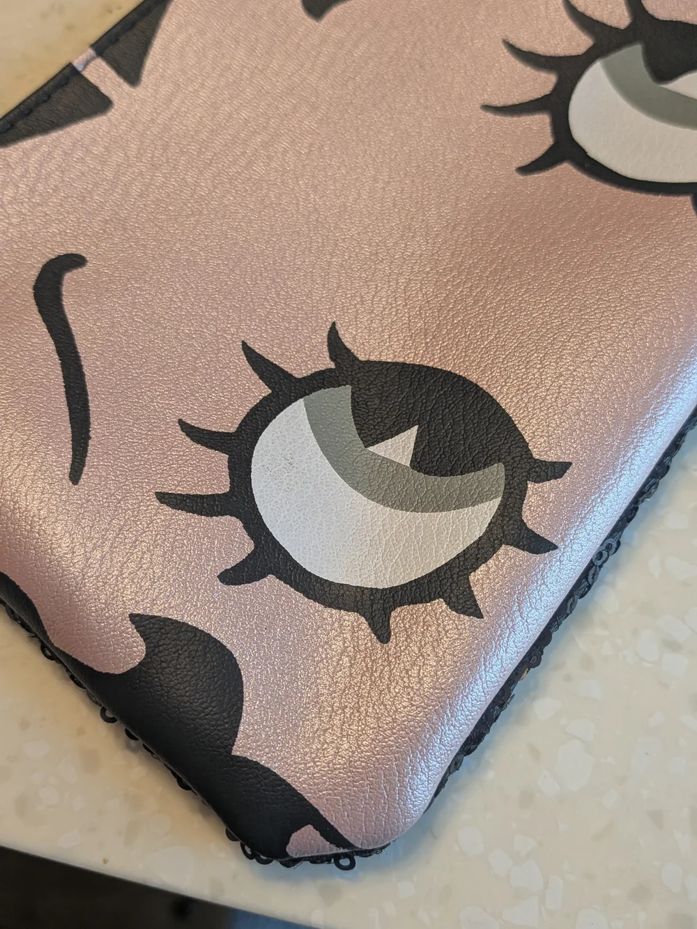 Betty Boop x Ipsy Makeup Bag – Black Sequin Pouch